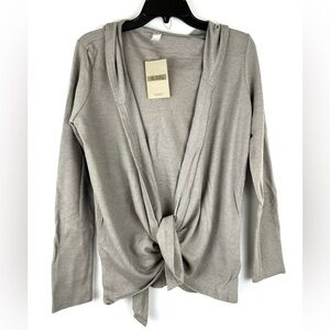 Alternative Women’s Gray Open Front Sweater Size Small